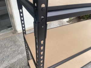 Étagère utilitaire en métal noir robuste certifiée, à 5 niveaux réglables, 30 po <span class=keywords><strong>de</strong></span> long x 12 po <span class=keywords><strong>de</strong></span> large x 60 po <span class=keywords><strong>de</strong></span> haut, pour le rangement d'outils dans les garages - Product Image 3