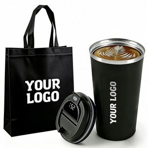 Wholesale Led <b>Smart</b> Temperature Display Tumbler for Business Promo Gift Logo Stainless Steel Travel Coffee Cups Mug - Product Image 1