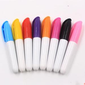 Marqueur effaçable à sec en plastique coloré, pas cher, en gros, OEM, haute qualité, fonction rotative, mini marqueur stylo - Product Image 1