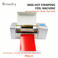 Machine de marquage à chaud automatique 360D, format d'impression A3, impression numérique 360D 300 dpi, machine de marquage à chaud pour feuilles