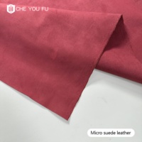 Tissu de revêtement de toit intérieur de voiture en cuir PU de qualité supérieure, avec envers en microfibre, résistant à l'usure, pour l'amélioration de l'intérieur des sièges de voiture
