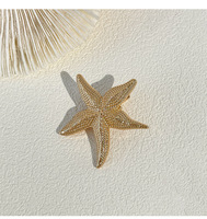 Nouveauté 2025 – Pince à cheveux étoile de mer super populaire pour femme, style vacances, avec diamants, pour franges et accessoires de coiffure, boucles d'oreilles