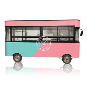 2025 Square Electric Food Truck Kebab Food Trailers Fully Equipped for Usa Food Cart With Refrigerator - Product Image 6