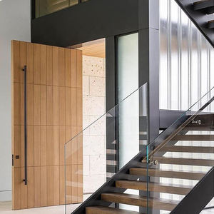 Premier fournisseur de portes <span class=keywords><strong>d</strong></span>'<span class=keywords><strong>entrée</strong></span> extérieures en bois et en acier en Chine pour les hôtels, les portes de maisons mobiles et les applications extérieures de sécurité - Product Image 5