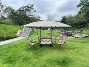 Toldo Portátil de 16m² de Cobertura, Fácil de Instalar, Plegable, para Camping, Playa, Picnic, Compatible con la Carreta Eléctrica ALVU - Product Image 5