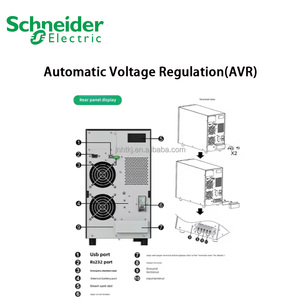 Schneider-Torre UPS SPM6KL de 3 cables, 6000W, Serie SP, 6KVA, con batería externa, APC, UPS, 6000VA, UPS en línea, energía de respaldo - Product Image 2