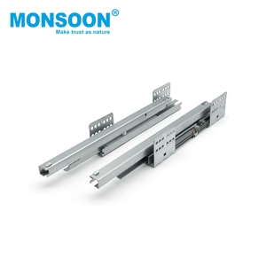 Sistema de cajones ocultos de doble pared para cocina, con montaje inferior, cierre suave y silencioso, para cajones de vidrio, altura 167. - Product Image 3