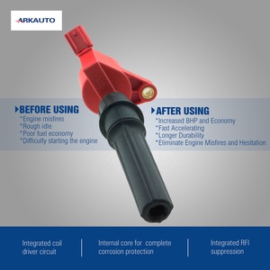 PAQUETE DE BOBINA DE ENCENDIDO DE ALTA ENERGÍA ARKAUTO DG508 FD503 4,6 5,4 <span class=keywords><strong>V8</strong></span> PARA FORD F150 F250 F350 F450 MUSTANG <span class=keywords><strong>LINCOLN</strong></span> <span class=keywords><strong>NAVIGATOR</strong></span> - Product Image 3