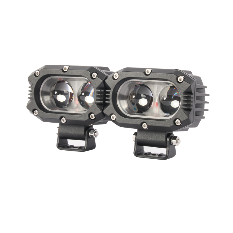 New Projector Type Mini LED Work Light 4" Inch 40W for Amber Tractor Truck IP68 Auto Lighting System