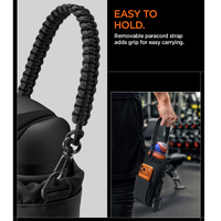 Life Magnetic Gymtas voor Heren, Tumbler Draagtas voor 20oz & 40oz Waterflessen met Trekkoord Telefoonvak D-Ring Riempje