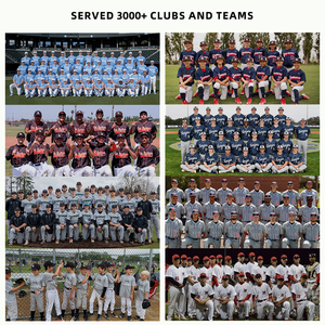 Maillot de baseball personnalisé à quantité minimale de commande bas, ensemble complet, uniformes de baseball à rayures rétro vintage Elite par sublimation - Product Image 6