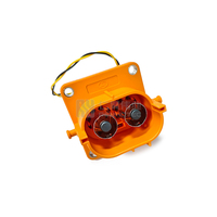 Hochspannung EV Schotteranschluss orange 2-Pin-Stecker Steckdose HVIL 200 A 50 mm Kabel