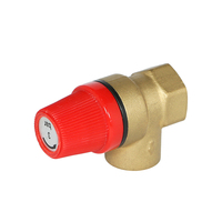 Vanne de sécurité hydraulique en laiton à filetage femelle DN15 DN20 3 bars 6 bars, vente chaude