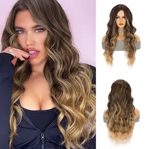 Factory wholesale Chemical Fiber Small Front Lace Body Wavy Synthetic Hair Wigs lace front synthetic wigs for Women Cosplay Wig