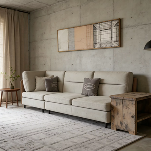 Alfombra Tejida Wilton de Estilo Nórdico, Alfombra Suave y Minimalista para el Hogar - Product Image 1