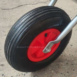 5204 <span class=keywords><strong>brouette</strong></span> de chariot de jardin en métal galvanisé avec 65L <span class=keywords><strong>brouette</strong></span> de roue de seau galvanisée brouettes de jardinage de ferme - Product Image 3