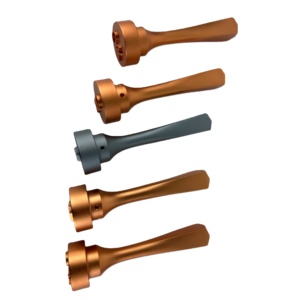 JINDEE High Precision Custom Die Casting Aluminum Anodized Handle CNC Machining Services For Bicycle Motorcycle
