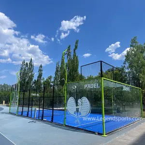 Lengedsports Padel produttore panoramico campo da Paddle Tennis al coperto con telaio Abs Cancha De Padel