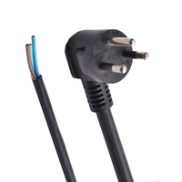 Cable de extensión de Alimentación de 3 núcleos y 3 pines personalizado de fábrica, cola de enchufe C7, Material de goma especial IEC para ordenador estándar de Tailandia