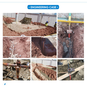 Asta di Messa a <span class=keywords><strong>Terra</strong></span> in Acciaio Ramato con Connettori MC4, Cavi DC, Soluzione di Protezione da Fulmini, <span class=keywords><strong>Dimensioni</strong></span> Personalizzabili - Product Image 4