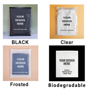 Bolsa de Embalaje Ecológica con Cierre, Bolsa de Plástico Blanca Esmerilada con Cierre, Bolsa de Embalaje con Cierre Zip Lock, con su Logotipo - Product Image 6
