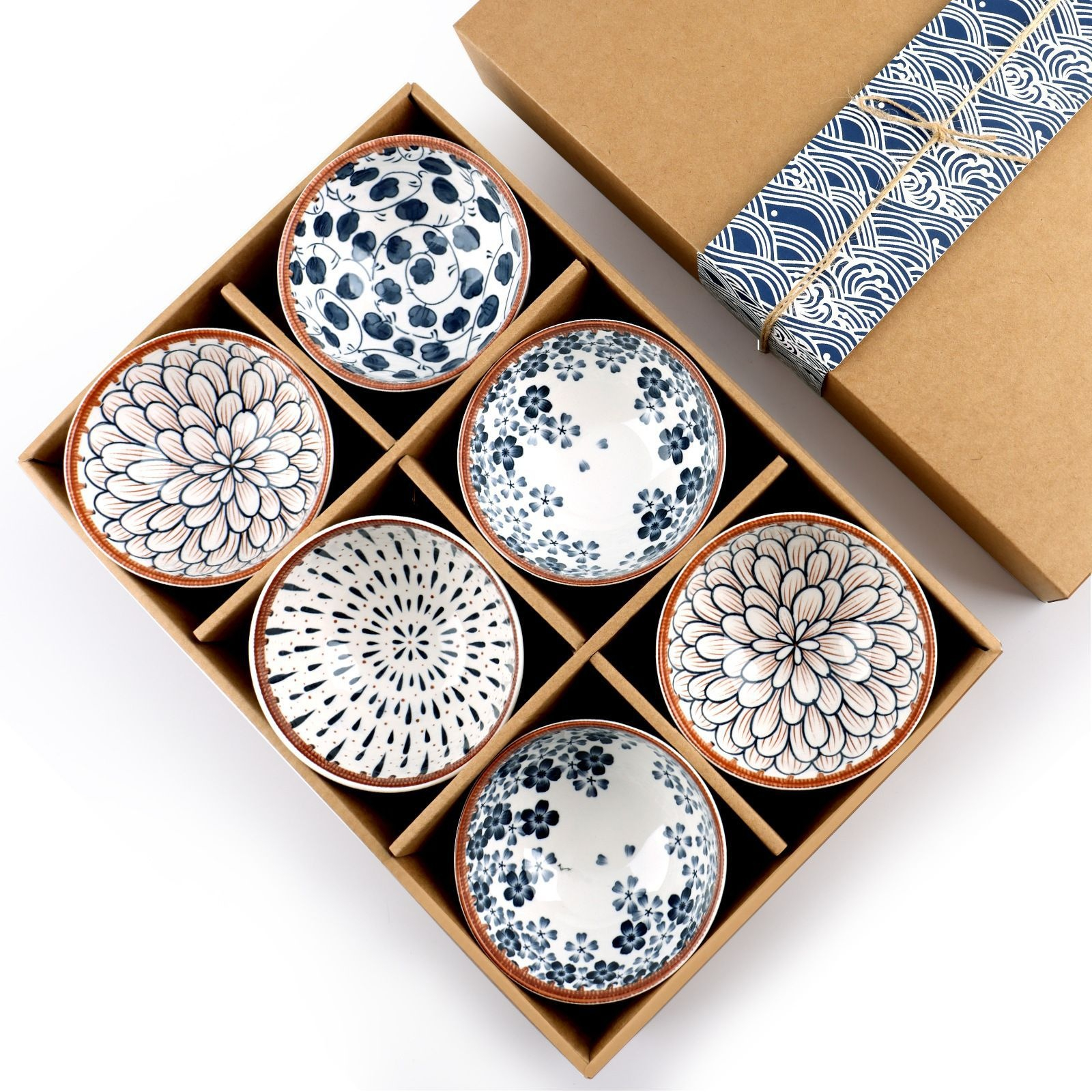 Chocolat+Bleu - Coffret cadeau 6 bols