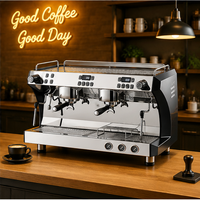 Machine à café expresso professionnelle de qualité supérieure, style italien, pour usage commercial, fournie par l'usine