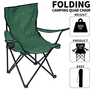 Chaise de jardin pliable légère et durable, structure en fer, tissu Oxford, pour la pêche en rivière, logo personnalisé, fourniture en gros d'usine - Product Image 1