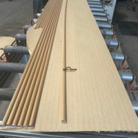 Panneau mural en MDF polyester, panneau acoustique en bois à lattes