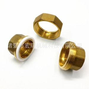 Unión de cobre con doble rosca interna DN8 a DN50 para circulación de agua, gas y aceite, accesorio de plomería - Product Image 5