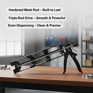 <span class=keywords><strong>Pistola</strong></span> de Sellado de <span class=keywords><strong>Silicona</strong></span> Polimérica de Calidad JAPI, 585 ml, 3:1 |   Directo de Fábrica |   Acción suave para trabajos electrónicos de envasado - Product Image 4