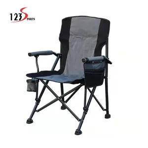 Özel Logo renkli ayarlanabilir yükseklik dayanıklı taşıması kolay açık kamp piknik için kamp katlanır sandalye