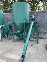 Ligne de production de granulés d'aliments pour animaux, machine à granulés d'aliments pour bétail et volailles, mélangeur de granulés, moulin à grains pour volailles, broyeur de fourrage