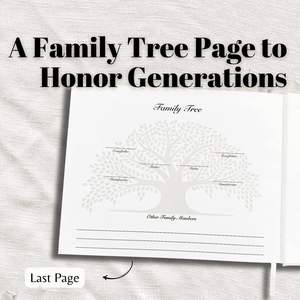 Personalizable Funeral Recuerdo Libro de Visitas Tapa Dura Negro Forrado en Memoria Libro de Registro de Invitados - Product Image 6