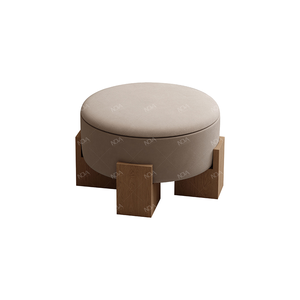 Sillón Individual Nórdico Moderno Más Popular de Madera Maciza con Fundas de Tela Diseño Perezoso de Un Asiento para Sala de Estar - Product Image 6