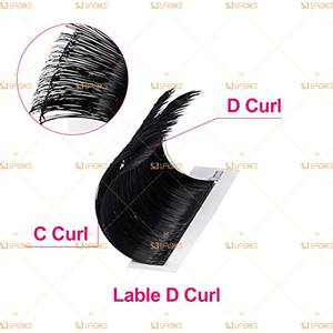 ขนตาพัดลมง่ายสองชั้น ขนตา 2 ชั้นที่มีการต่อขนตาขนตาขนตาขนตาขนตาที่แตกต่างกันขายส่ง - Product Image 6