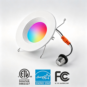 ไฟดาวน์ไลท์ LED แบบฝังเพดาน ป้องกันแสงสะท้อน สำหรับห้องนั่งเล่น - Product Image 4