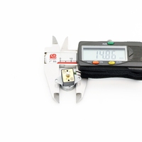 Motor Stepper Mikro Mini Kecepatan Rendah Diameter 15mm dengan Gearbox Gear Reducer Motor Stepper Mikro Listrik Kecil