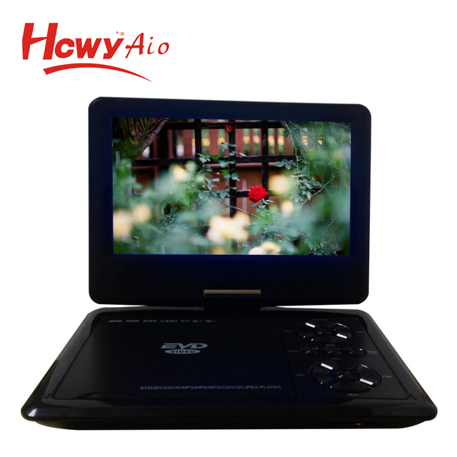 Cheap Large Screen USB 9inch Portable DVD Player With TV