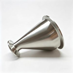 <span class=keywords><strong>KEJ</strong></span> Funnel conique sanitaire en acier inoxydable moulé, raccord de refroidissement à bride pour CVC, réfrigération, alimentation et pharmaceutique - Product Image 4