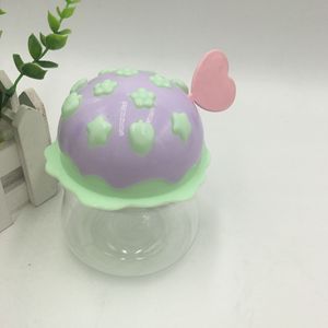 Bouteille en PET de 260 ml, colorée, de forme amusante, de qualité alimentaire, pour bonbons, haricots, biscuits, forme mignonne, distributeur de pièces, pot à poissons rouges pour enfants - Product Image 4