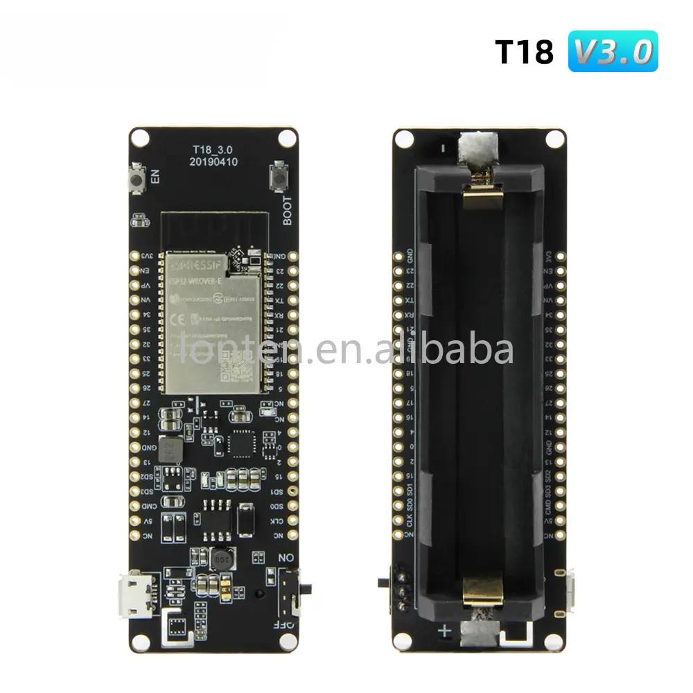 Ttgo placa de desenvolvimento t-energy t18 v3.0, placa de desenvolvimento 8 mb/s psram, módulo sem fio, ESP32-WROVER-E suporte da bateria