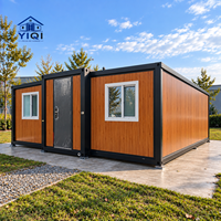 Maison à structure en acier à double aile de 10 pieds pour petits projets résidentiels