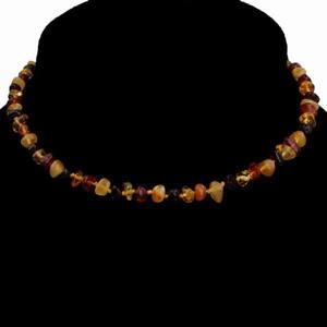 <span class=keywords><strong>Collana</strong></span> Vintage in <span class=keywords><strong>Ambra</strong></span> Naturale <span class=keywords><strong>con</strong></span> Perline, Regalo Raffinato per l'Uso Quotidiano - Product Image 2