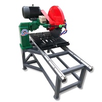 Scie à pont portative compacte pour blocs de granit et marbre, machine de découpe de pierre avec moteur en cuivre pur 380V 4KW, table de découpe de roche et de pierre