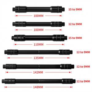 Eje de conversión frontal de aleación de <span class=keywords><strong>aluminio</strong></span> de liberación rápida 12/15 a 9, cubo de rueda de barril de bicicleta de montaña y <span class=keywords><strong>carretera</strong></span> - Product Image 6