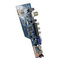 Papan Kontrol Utama TV LED Android Universal 1080P 60Hz Layar Lebar dengan Beberapa Port AV USB, Bersertifikasi RoHS