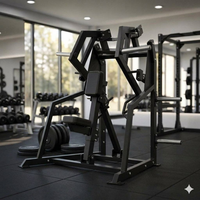 Appareil de Squat Pendulaire Commercial pour Salle de Sport – Équipement de Fitness Professionnel pour Entraînement des Jambes et des Fessiers – Entraîneur de Squat Pendulaire pour la Musculation
