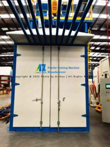 Линия порошковой окраски с полным ручным управлением, установка для порошковой окраски металла, линия нанесения покрытий под давлением - Product Image 6