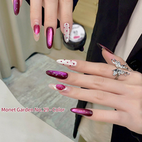 AILANUO Kit de Vernis Gel Effet Œil de Chat Magnétique 9D, Vernis Gel UV LED Soak Off pour Manucure DIY et Nail Art